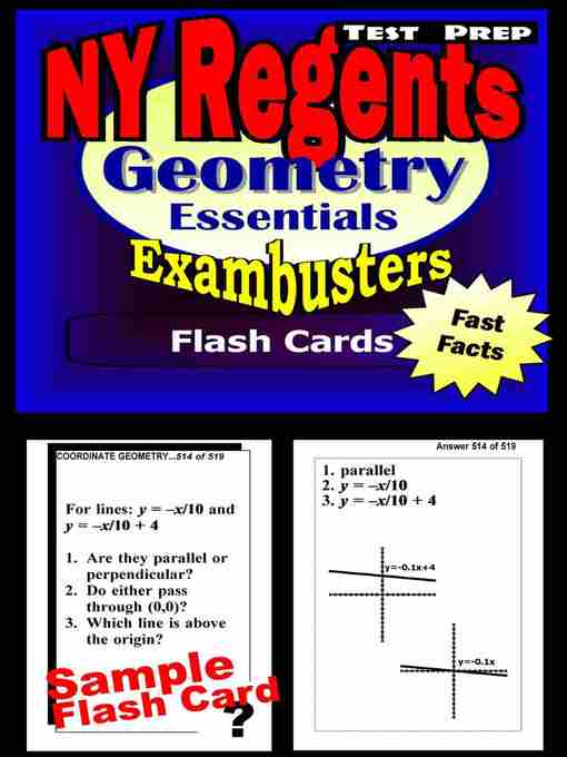 Title details for NY Regents Geometry Test Prep Review - Exambusters Flashcards by Regents Exambusters - Available